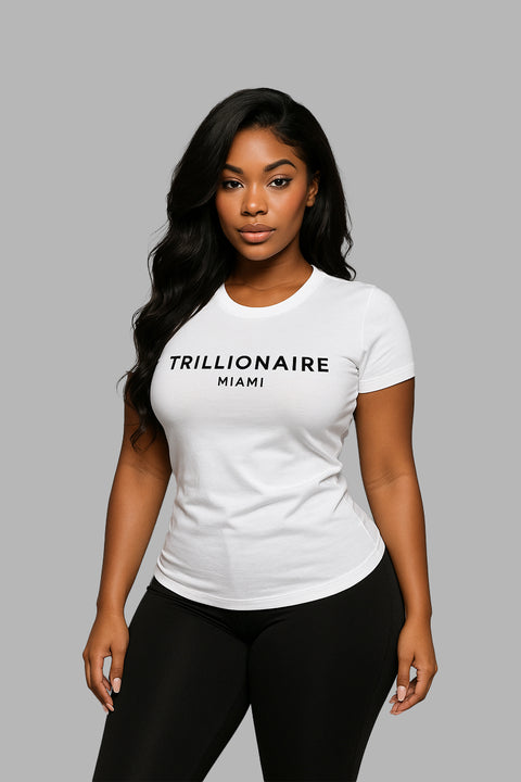Women’s Premium Branded Tee - White